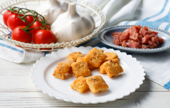 トマト×ガーリック×ベーコン：３